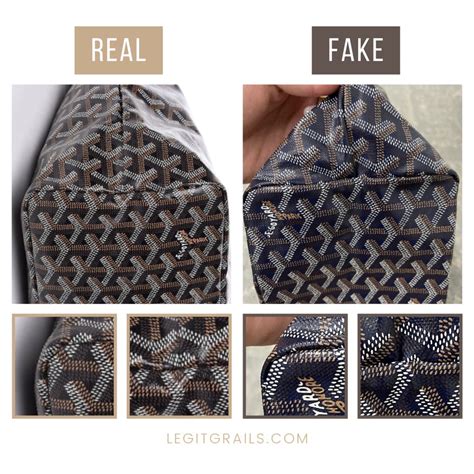 how to spot a fake goyard saint louis|genuine goyard bag.